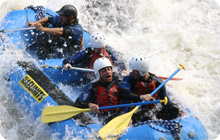 White water rafting idea for hen party in Glasgow