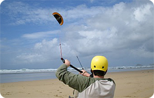 Newquay stag party activity idea: Kite sports