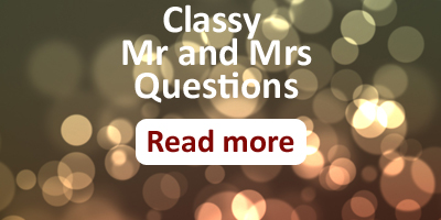 classy mr and mrs questions