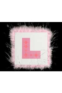 flashing L plate - hen -party accessories